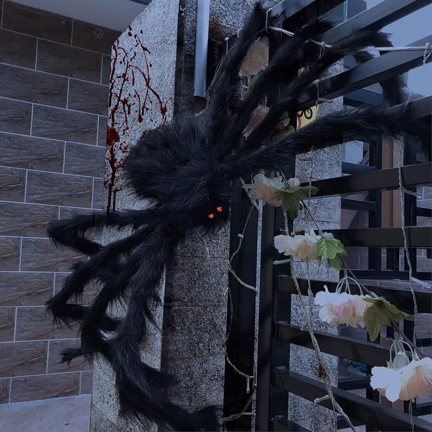 Real 5ft giant black Halloween spider product photo