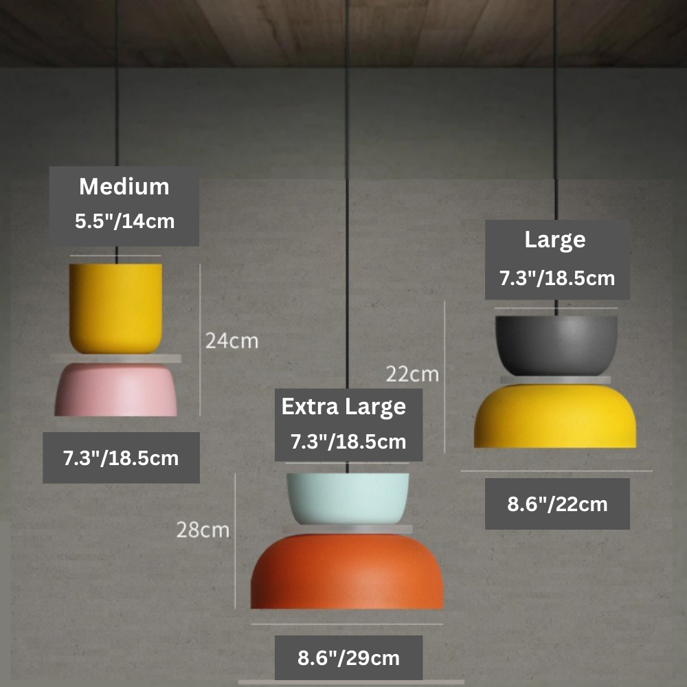 Pendelleuchte Macaron, LED, höhenverstellbar