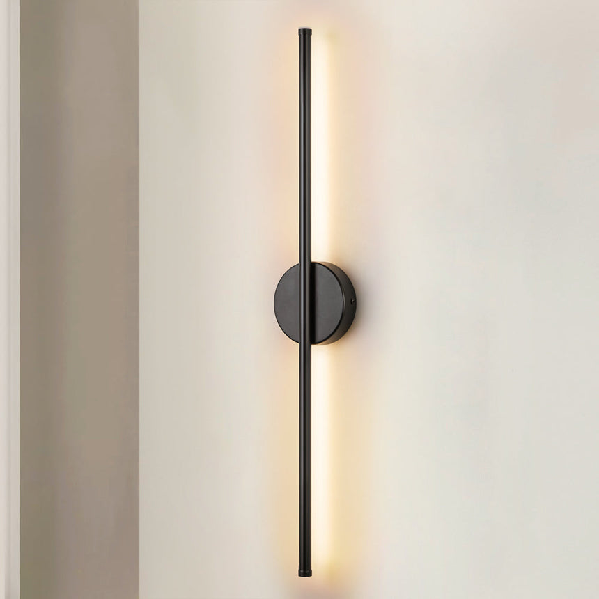 Paired LED wall sconces for balanced bedside accent lighting