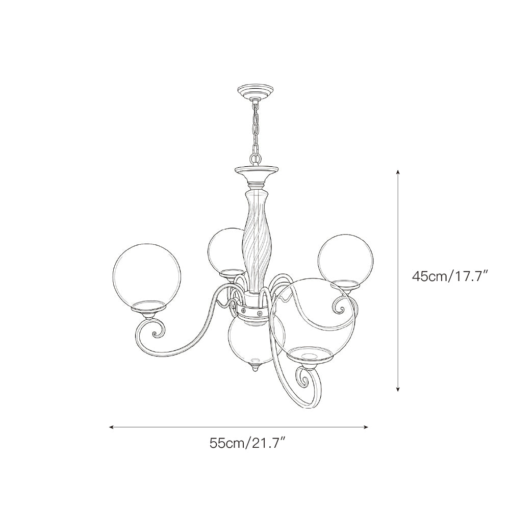 Evelyn chandelier