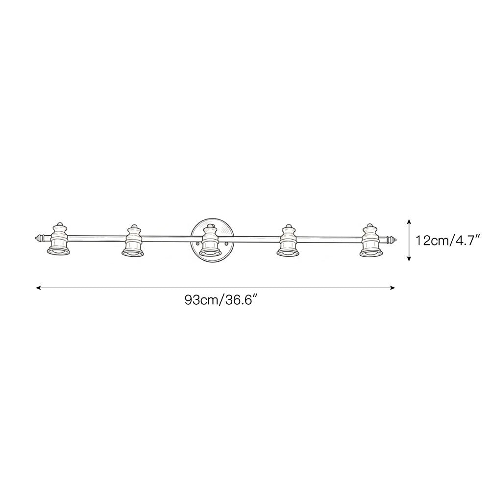 Halophane wall lamp