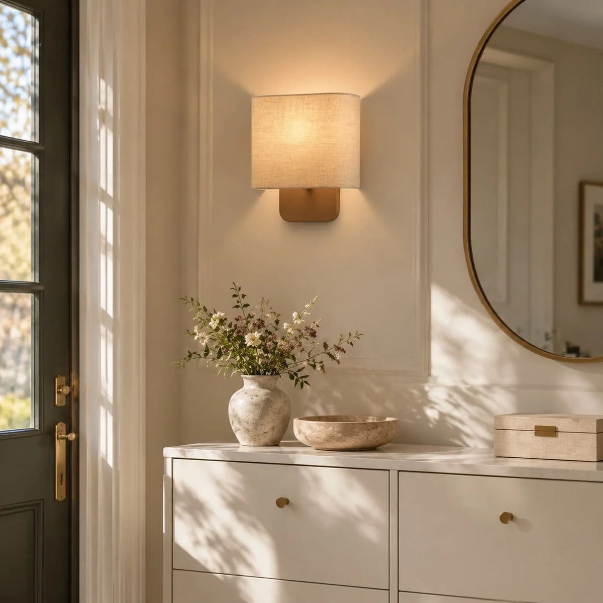 Maris sconce in an entry