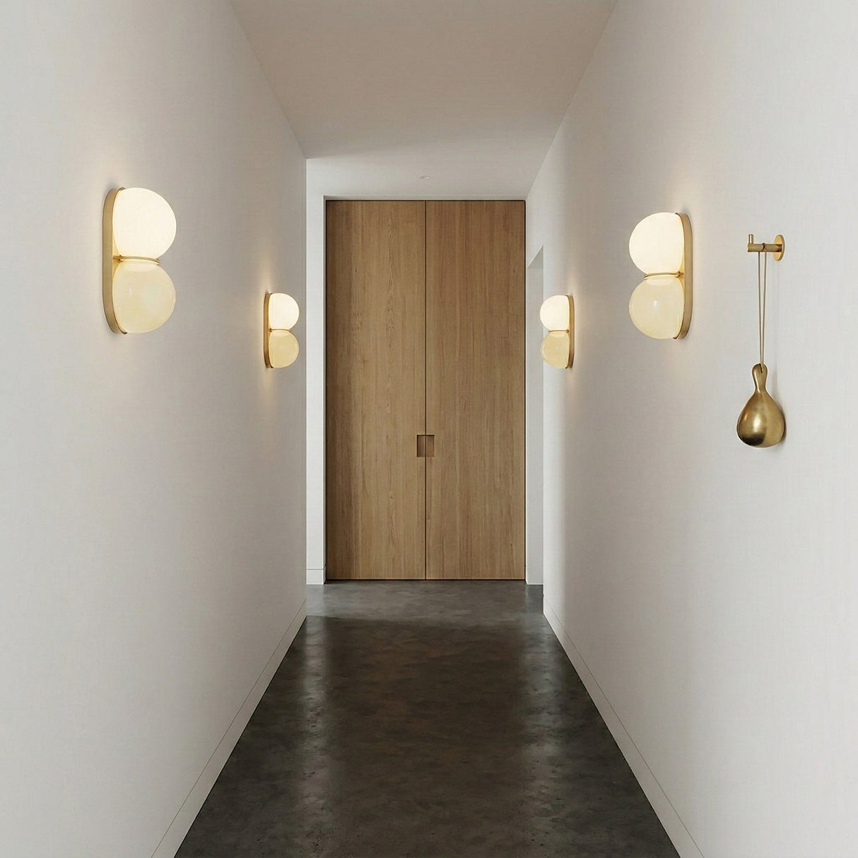 Matteo twin-globe wall sconce — supplier photo