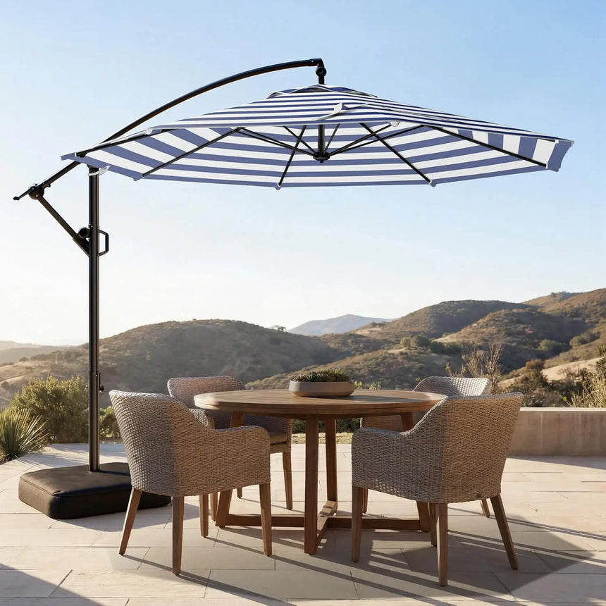 Outdoor Collection | 10ft Cantilever Patio Umbrella with UV Protection | Durable Frame for Ultimate Shade