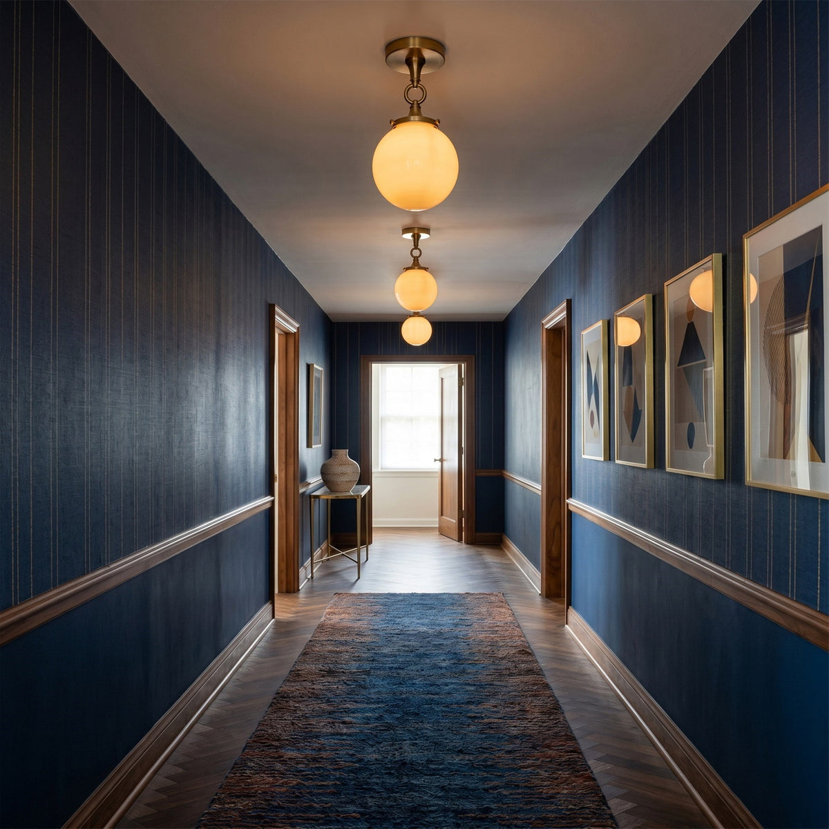 Orbin semi-flush