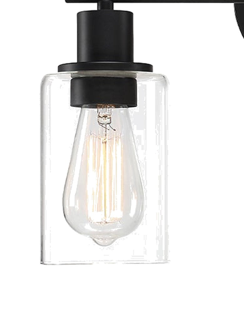 Bosco clear glass shade and Edison bulb detail