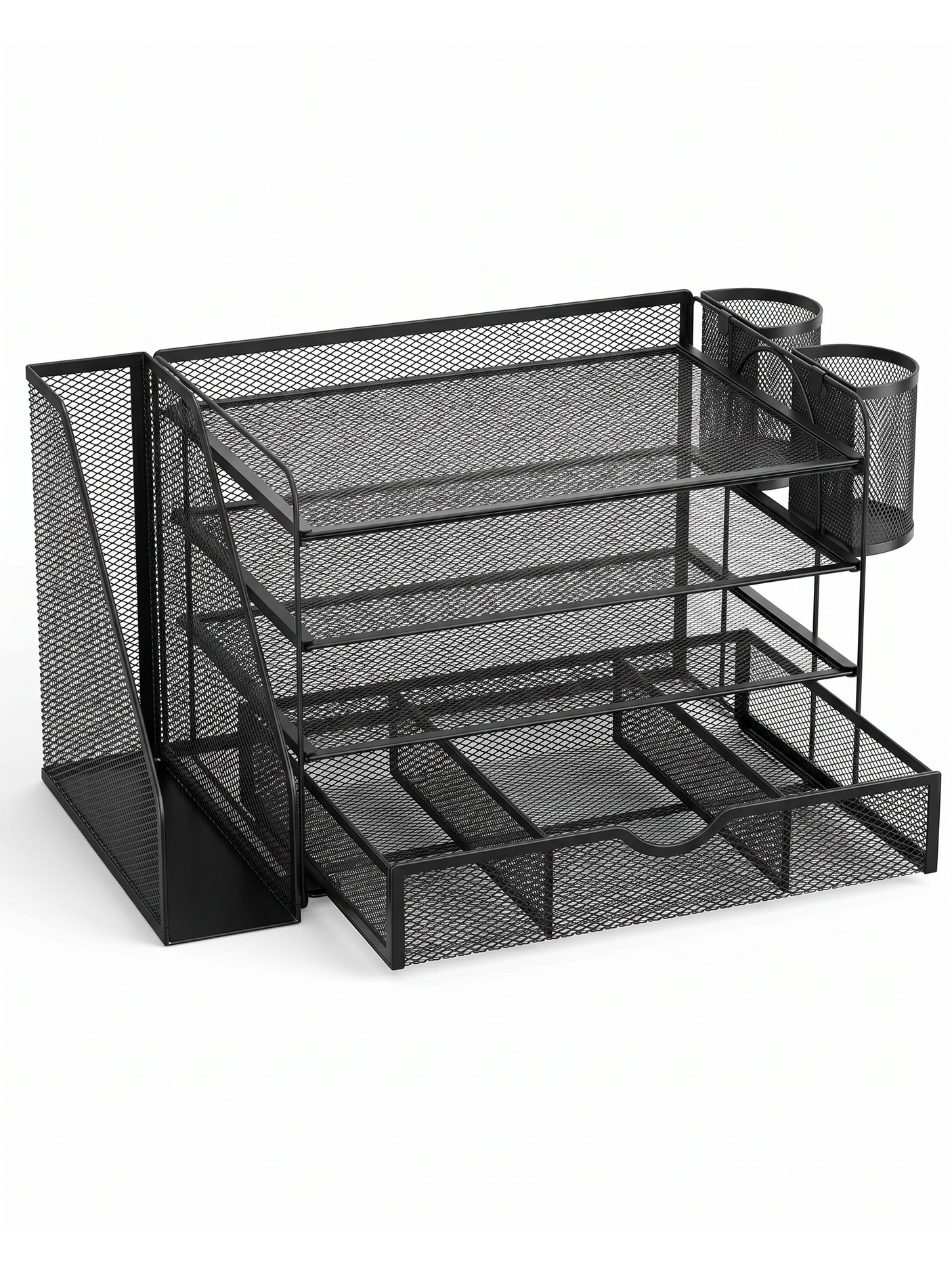 Ordine Mesh Desk Organizer — studio white