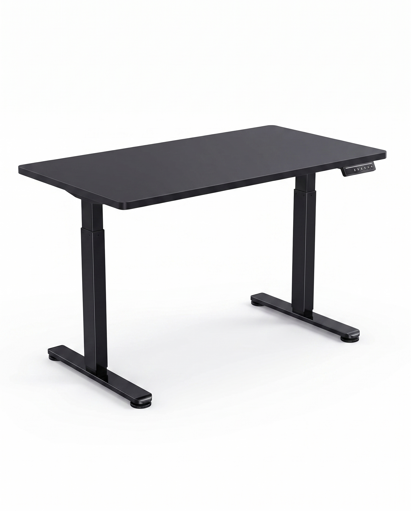 Altura electric standing desk, black, studio on white