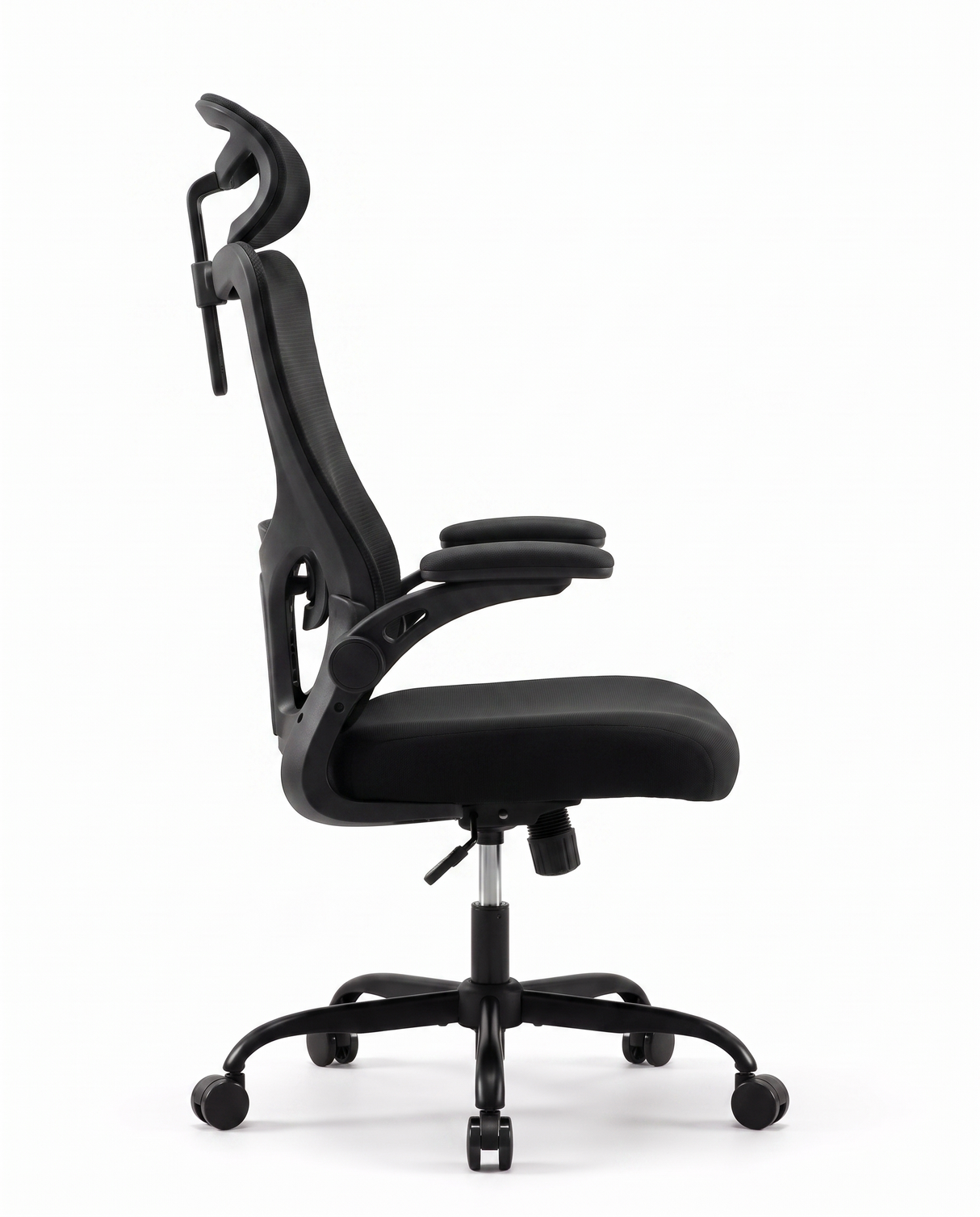 Aria ergonomic chair, side profile studio