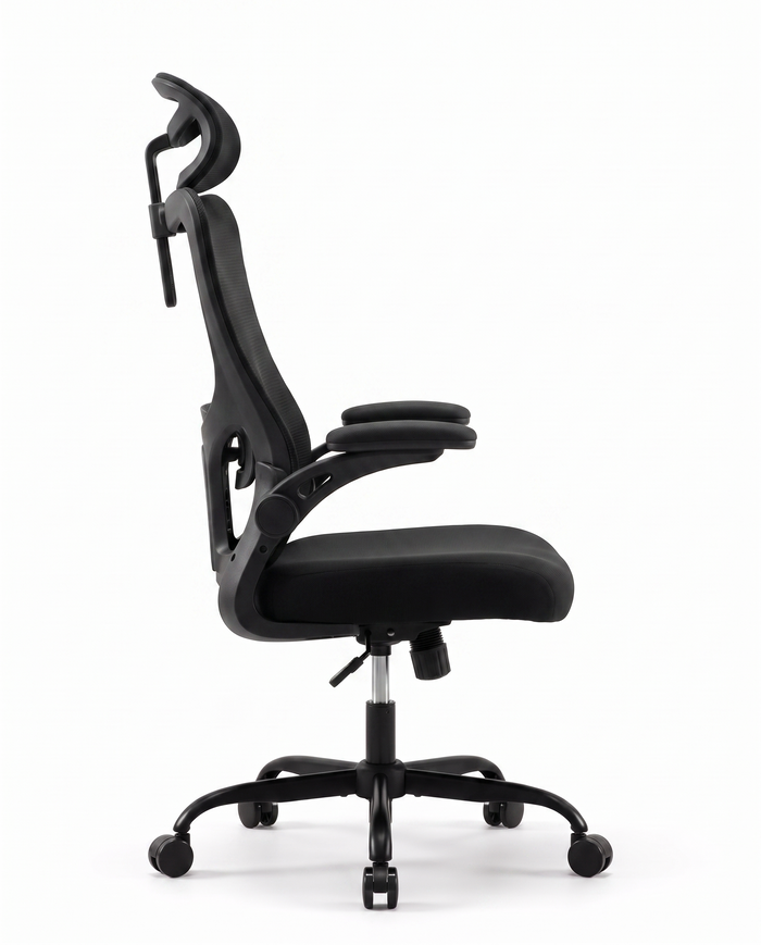 Aria ergonomic chair, side profile studio