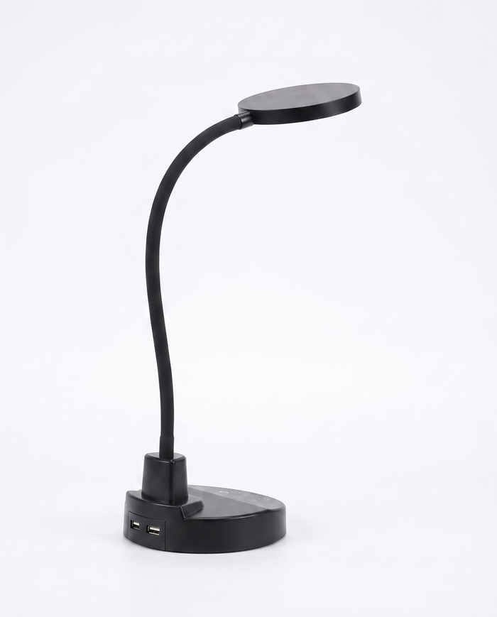 Lume base lamp, three-quarter studio