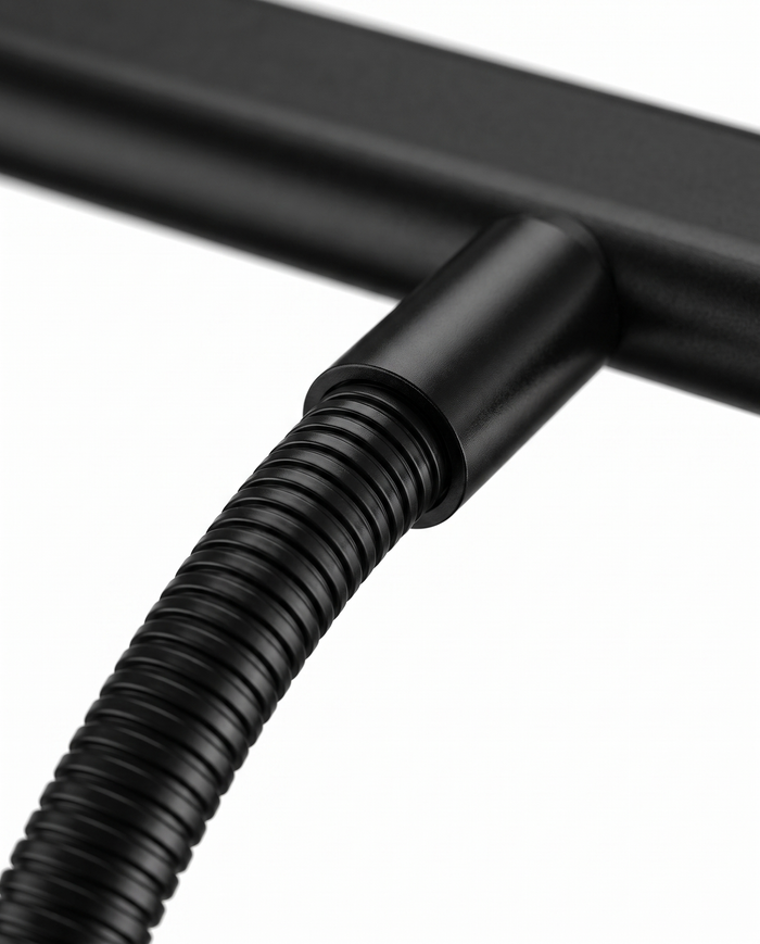 Solene flexible gooseneck joint, close-up