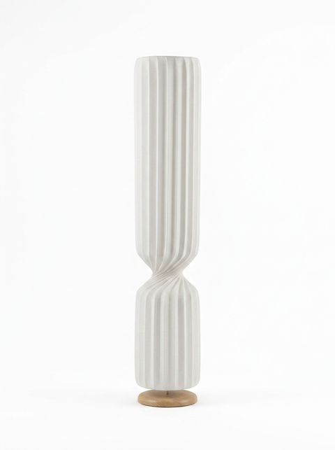 EiraStone modern floor lamp — studio white