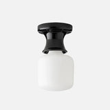 Jenna ceramic flush mount in black