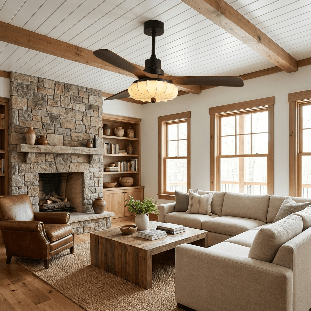 Lotus ceiling fan light