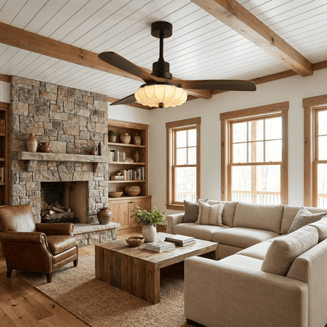 Lotus ceiling fan light