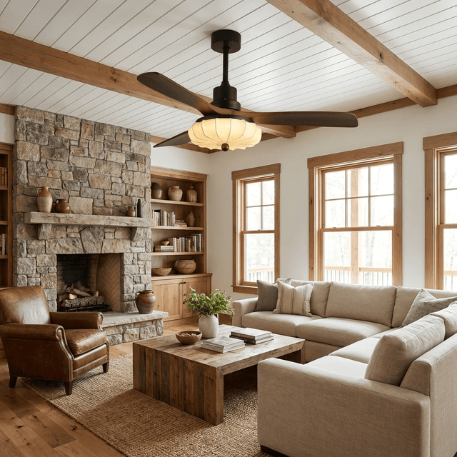 Lotus ceiling fan light