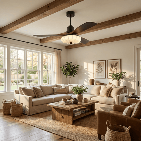Lotus ceiling fan light