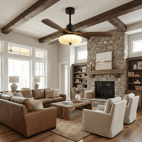 Lotus ceiling fan light