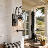 Carson industrial outdoor wall sconce, product photo 5
