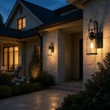 Carson outdoor wall sconce shown in a lifestyle setting, image 4