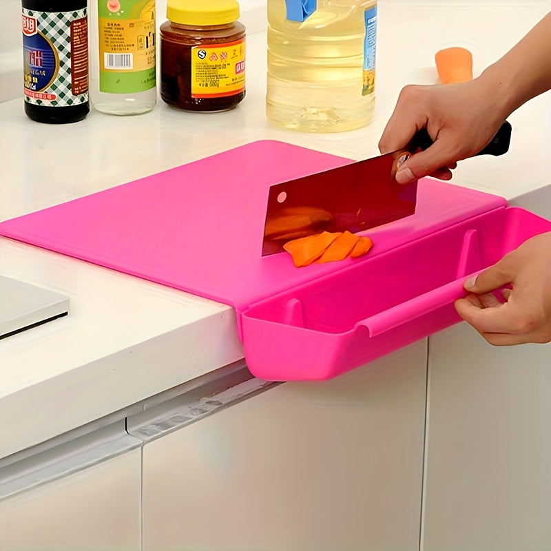 2-in-1-Schneidebrett mit abnehmbarer Auffangbox