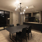 Cluster Bubble Glass Pendant Light – Modern 6/8-Light Globe Chandelier