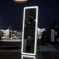 63x20 Inch LED Full Length Floor Mirror with Dimmable Lights and Stand