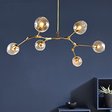 Sputnik Bubble Chandelier Modern 6/7/9-Light Glass Pendant Lighting