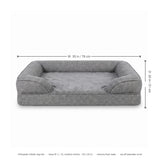Cove orthopedic dog bed dimensions diagram