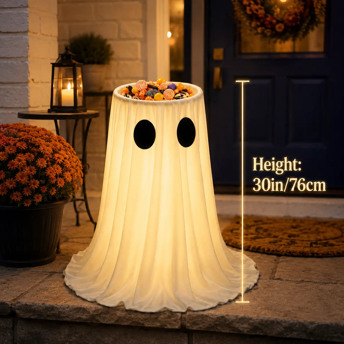 Boo ghost candy bowl
