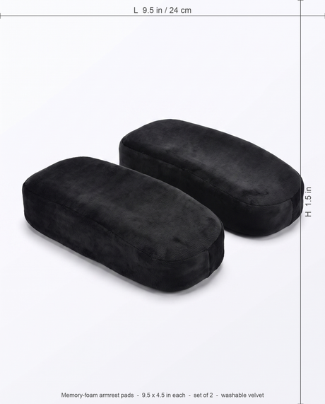 Cloudrest armrest pads dimensions diagram