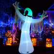 Real 9.8 ft giant ghost inflatable with built-in LEDs