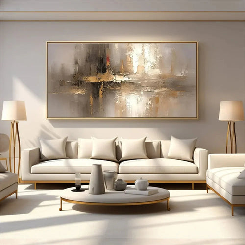 Abstract Canvas Art | Hand-Painted Wall Decor with Unique Design | Transform Your Space with Artistic Ambiance