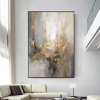 Abstract Canvas Prints | Hand-Painted Wall Art with Unique Texture | Artistic Decor for Stunning Ambiance