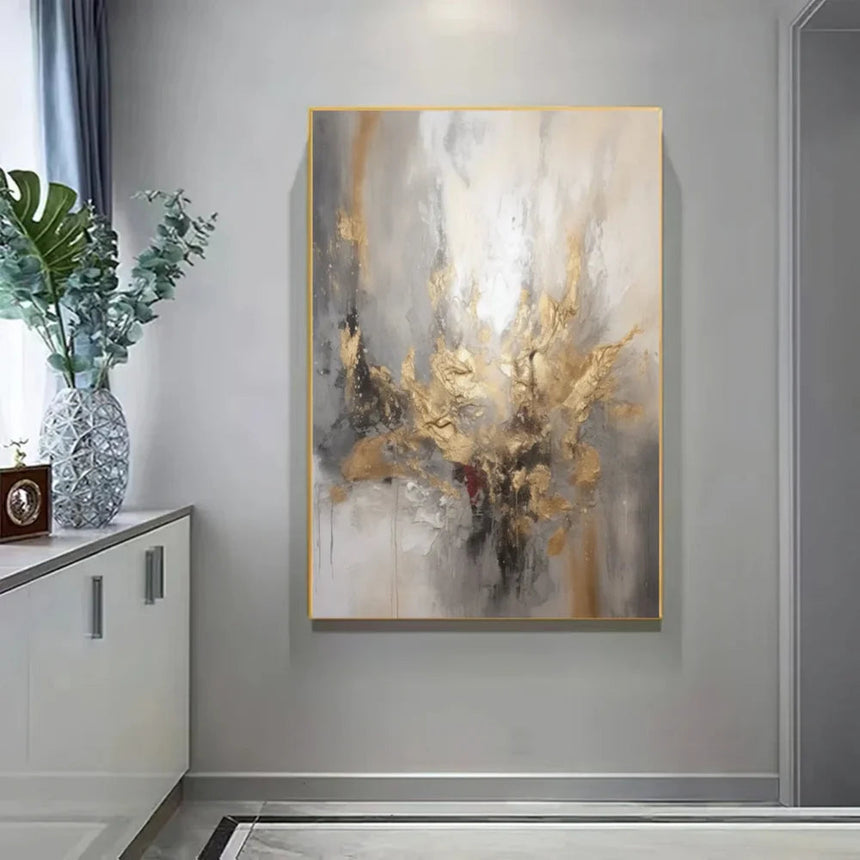 Abstract Canvas Prints | Hand-Painted Wall Art with Unique Texture | Artistic Decor for Stunning Ambiance