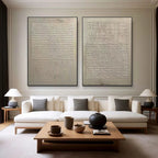 Abstract Textured Canvas Prints Set with Unique Hand-Painted Design | Stylish Wall Art for Modern Home Decor