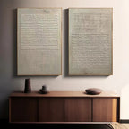 Abstract Textured Canvas Prints Set with Unique Hand-Painted Design | Stylish Wall Art for Modern Home Decor
