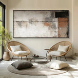 Abstract Wall Art | Hand-Painted Canvas Prints with Geometry Lines | Unique Wall Decor for Artistic Ambiance