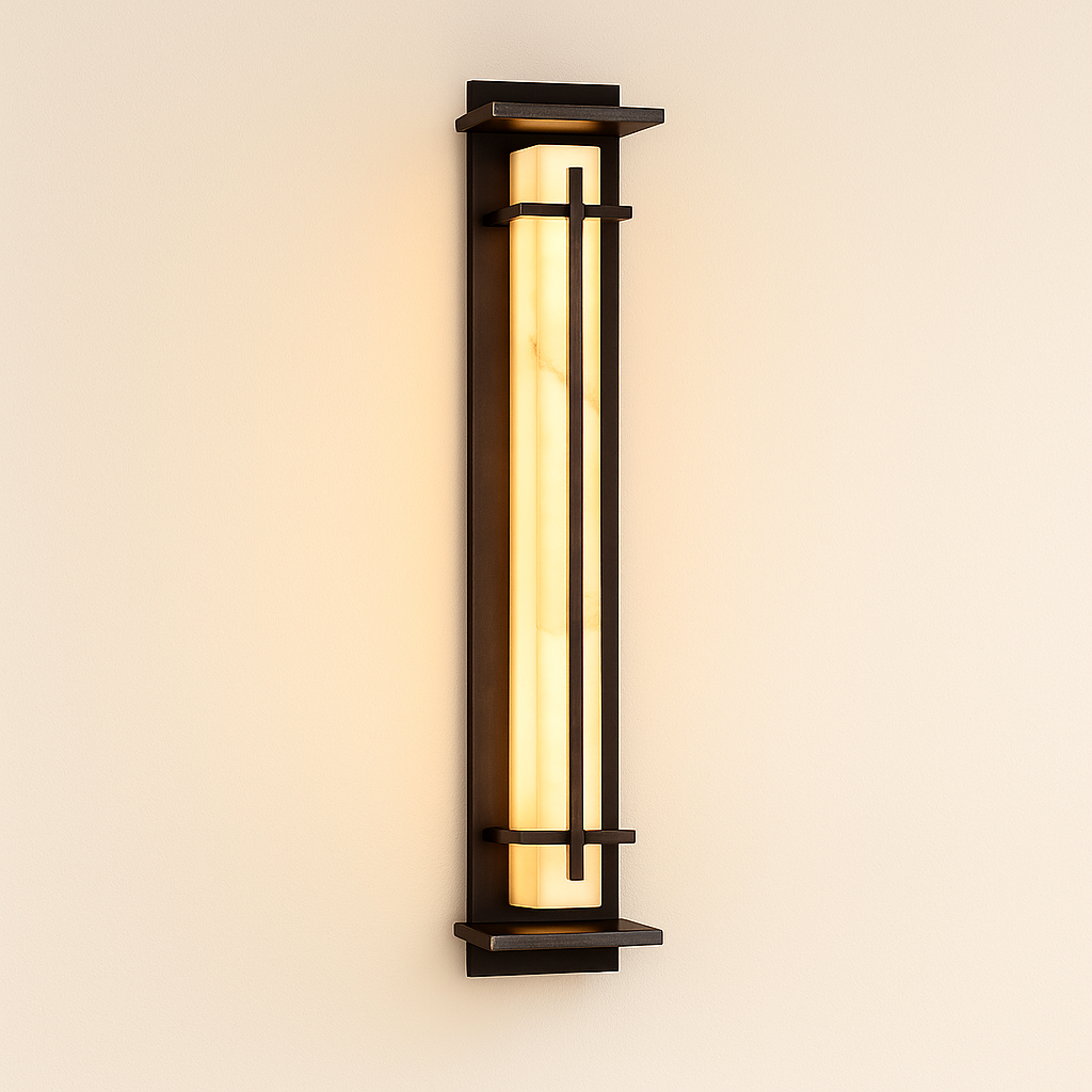 Acrylux | Elegant Modern Acrylic Wall Sconce Light with Grid Design