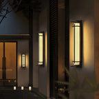 Acrylux | Elegant Modern Acrylic Wall Sconce Light with Grid Design