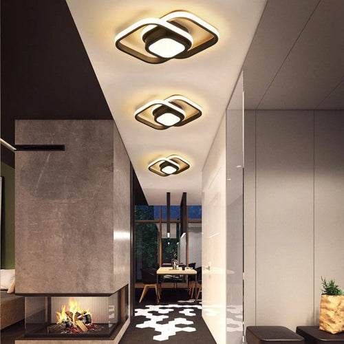 AiraGlow | Elegant Modern Flush Mount Ceiling Light with Dual Color Options 4