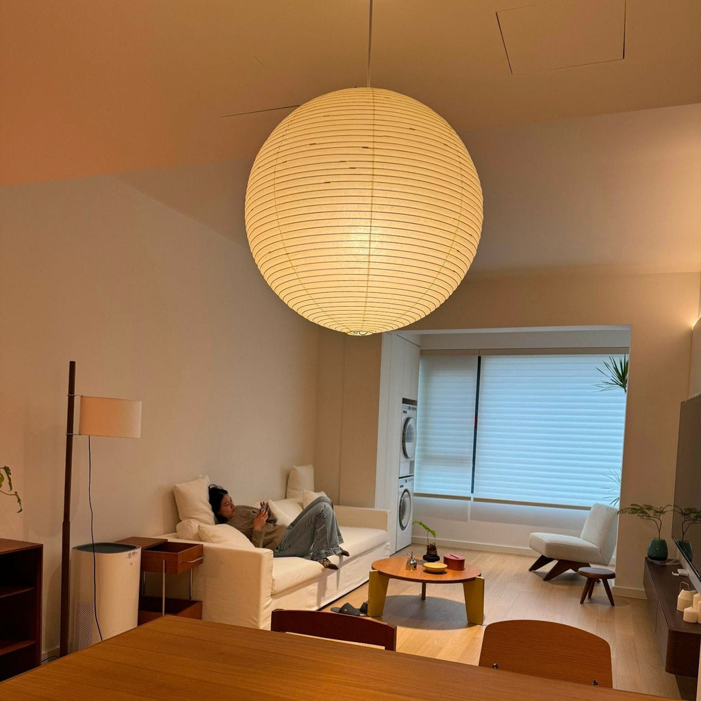 Japanese Pendant Light Akari Collection Iconic Paper Lantern