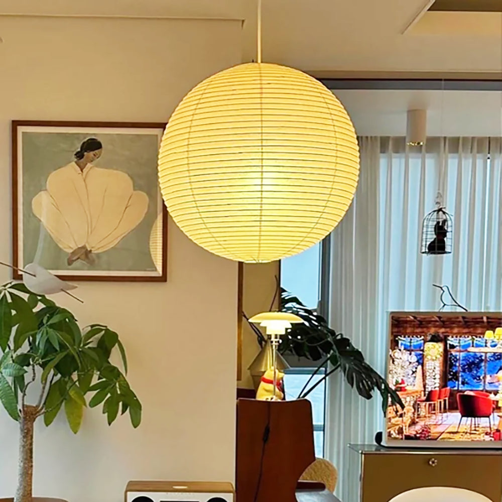 Japanische Pendelleuchte, Papierlaterne, Akari