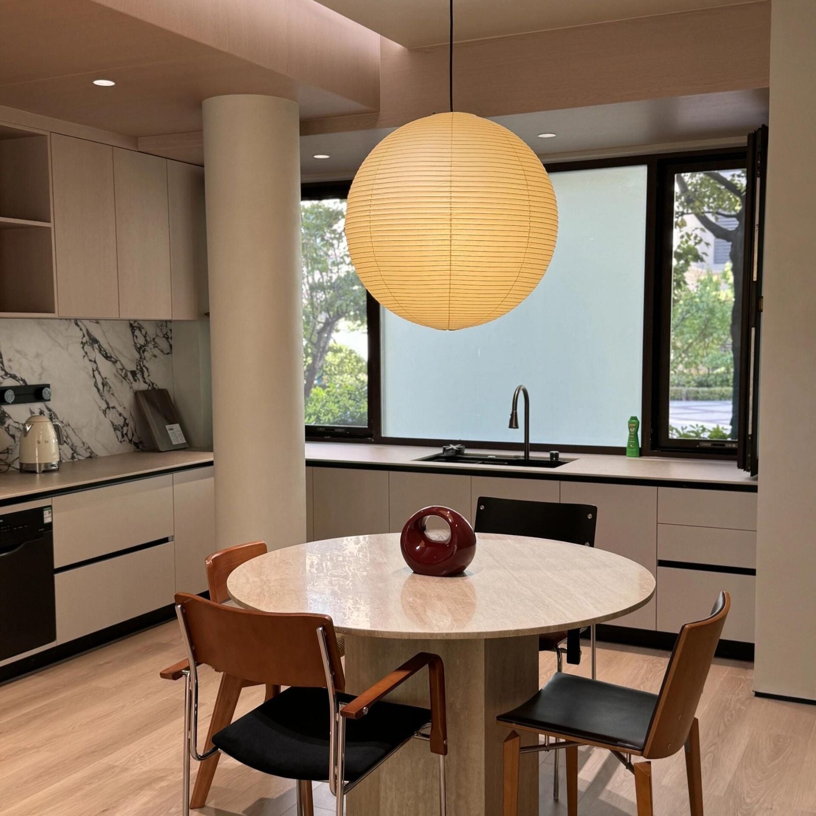 Japanese Pendant Light Akari Collection Iconic Paper Lantern