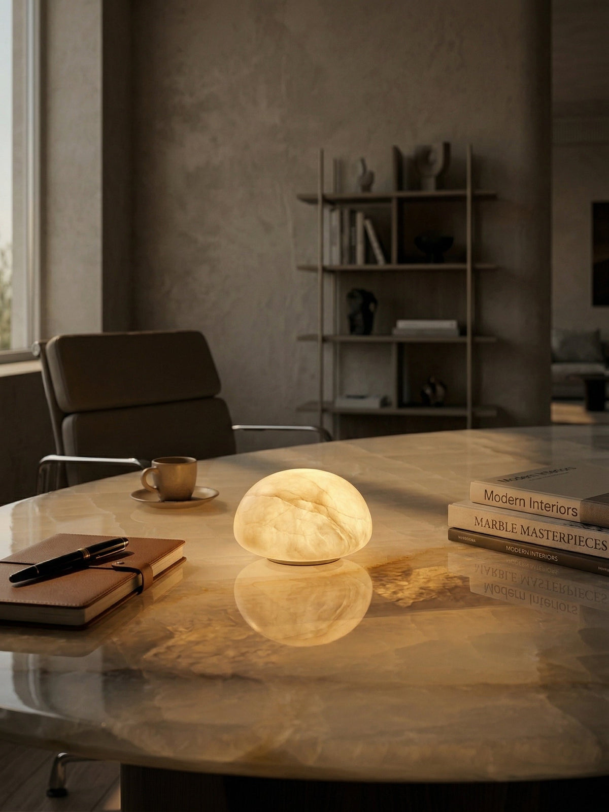 Snowflake table lamp