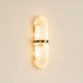 AlabasterGlow | Elegant Translucent Capsule Pendant Light