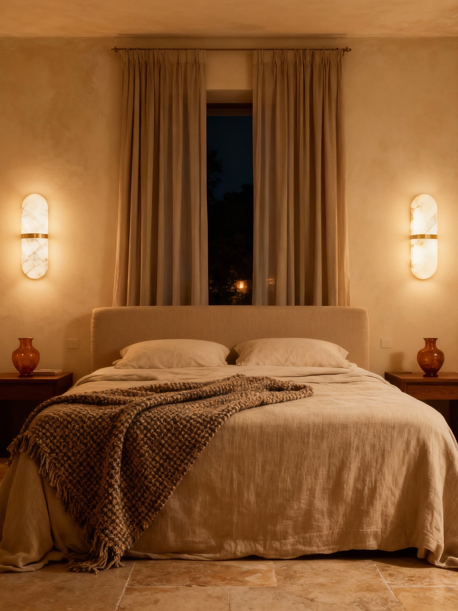 AlabasterGlow | Elegant Translucent Capsule Pendant Light