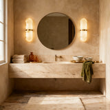AlabasterGlow | Elegant Translucent Capsule Pendant Light