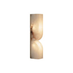 Alabaster Essence | Elegant Wall Sconce Lighting with Intricate Carvings | Timeless Decor for Ambient Illumination